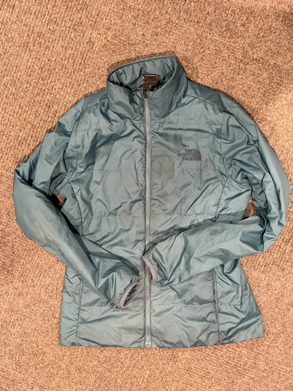 The North Face Women's Teal Blue Insulated Puffer Jacket